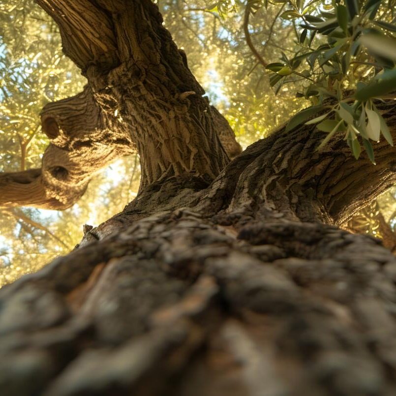 Perspectiva de angulo bajo comprimida