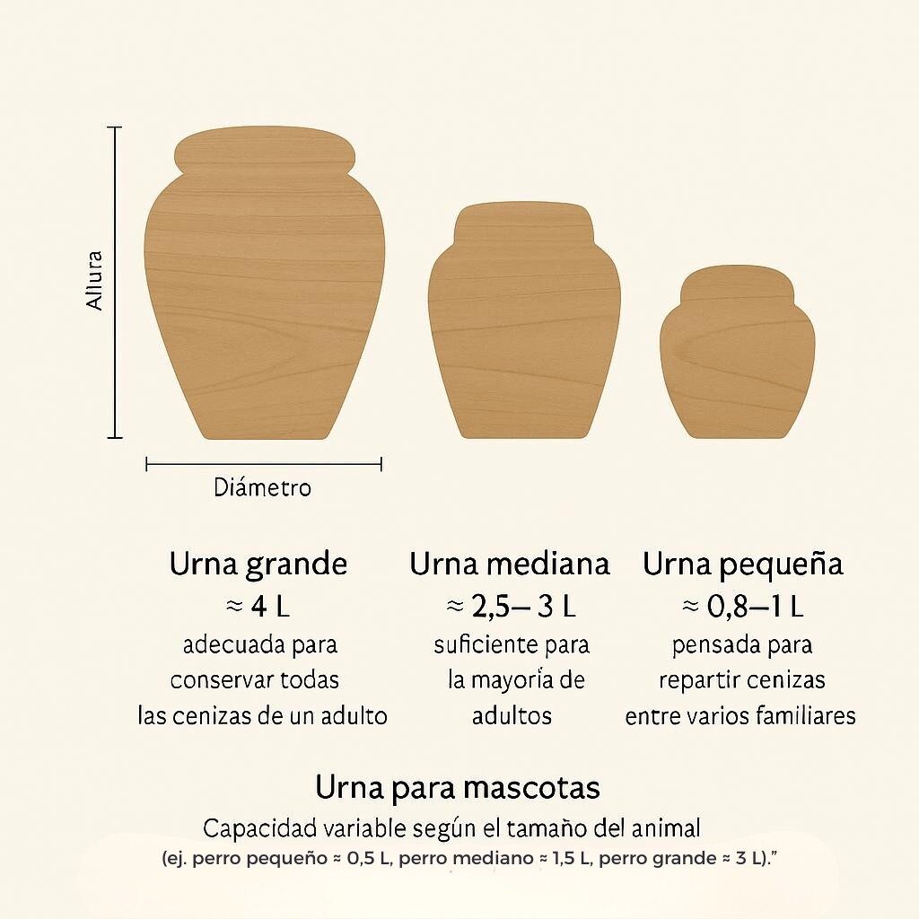 Boceto tamaño urnas